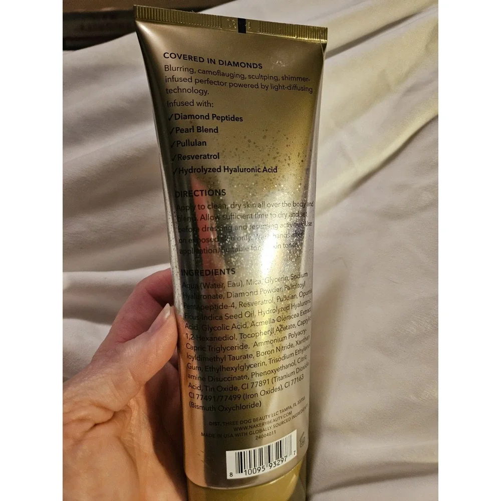 Nakery Beauty Body Polish‎ & Blur Perfector Set Womens OS Gold Skinny Dip Glow